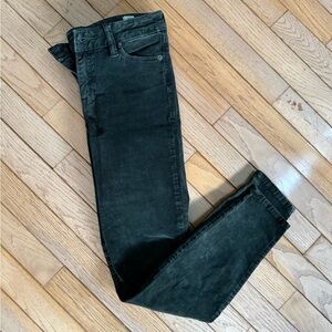 Lucky Brand Forest Green Velvet Pants, Size 25